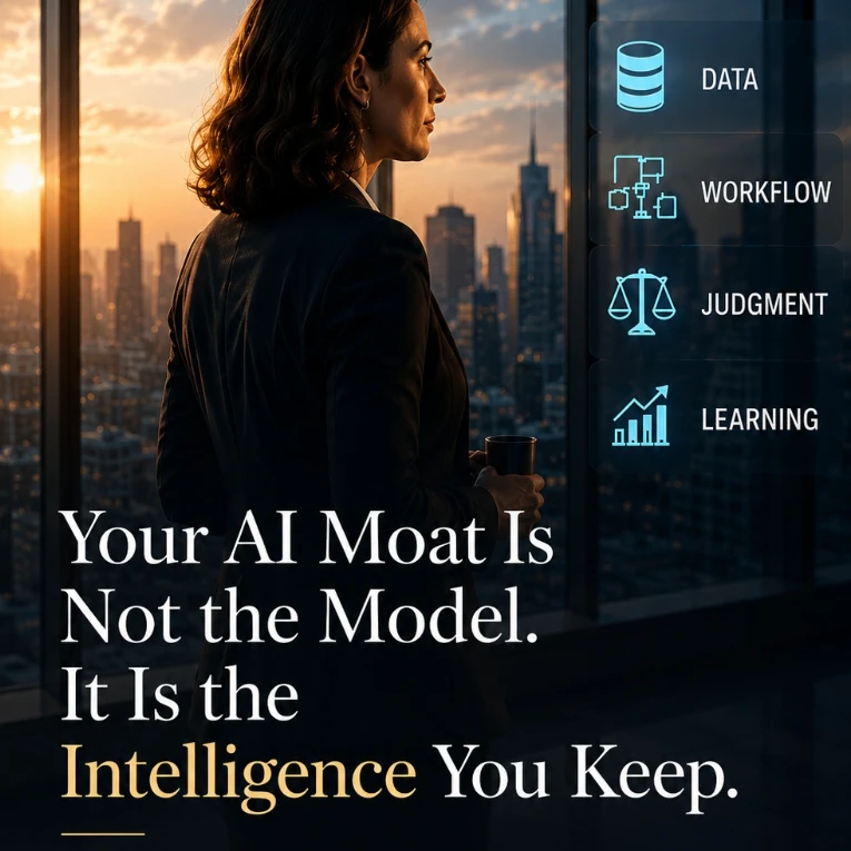 Your AI moat is not the model. It is the intelligence you keep.