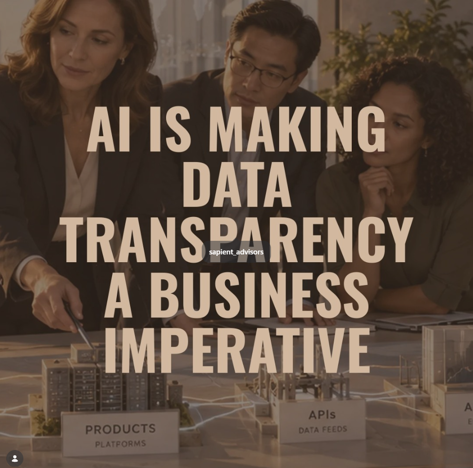 AI is making data transparency a business imperative